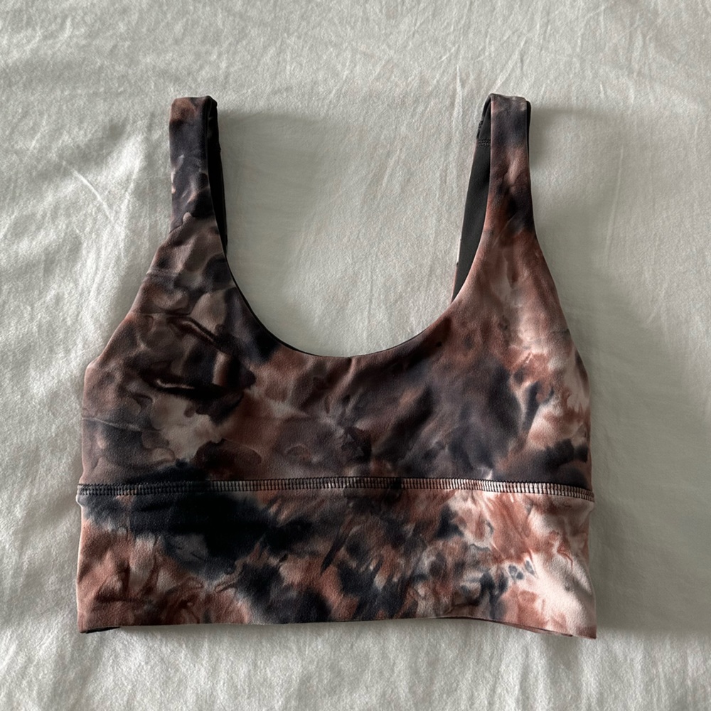 LULULEMON Align Reversible Bra in the color Diamond Dye/Graphite Grey
